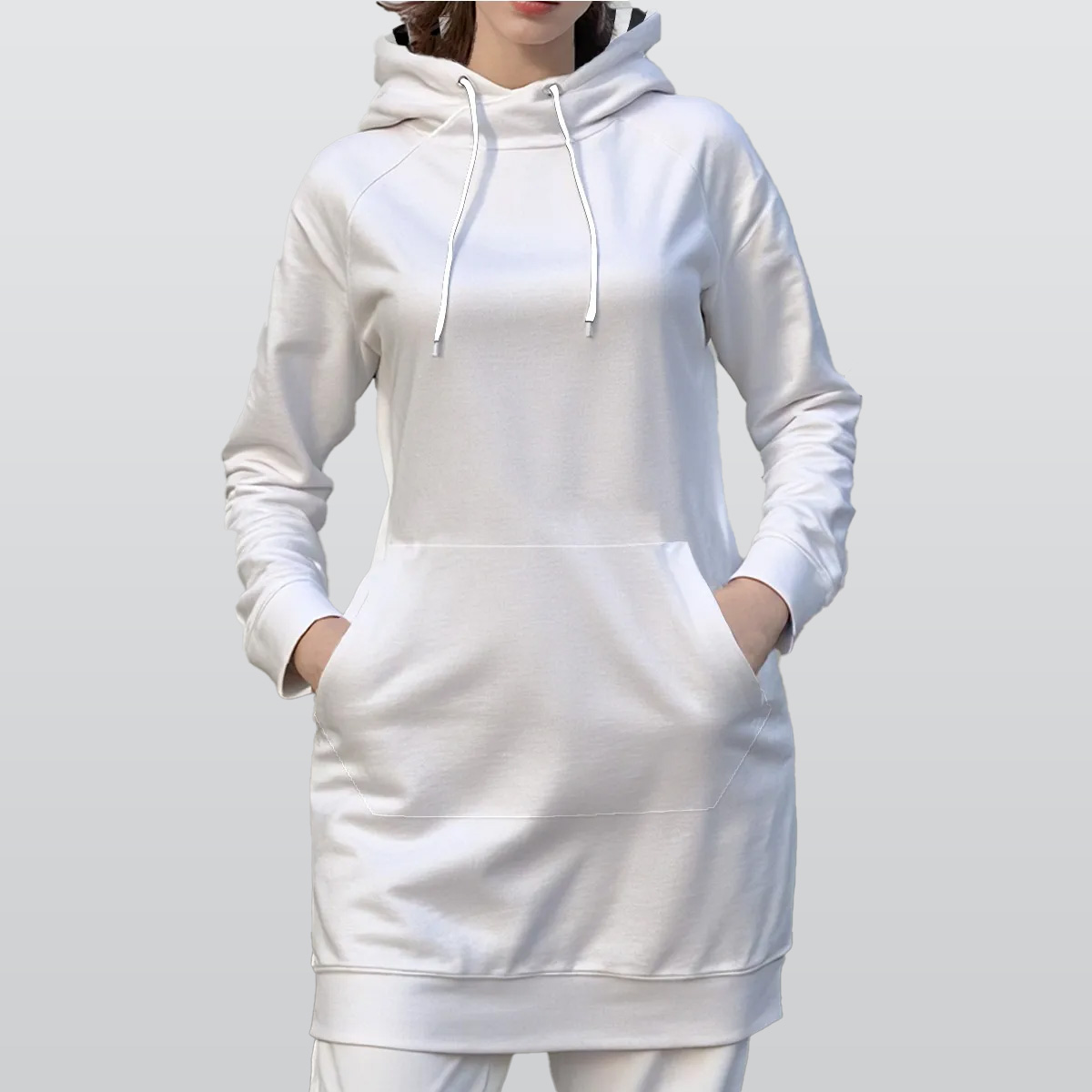 All-Over Print Women's Pullover Hoodie With Raglan Sleeve
