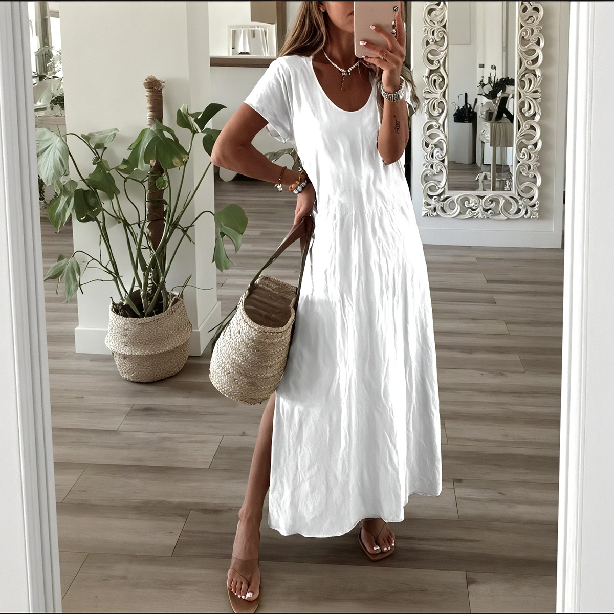 All-Over Print Women's Long Dress