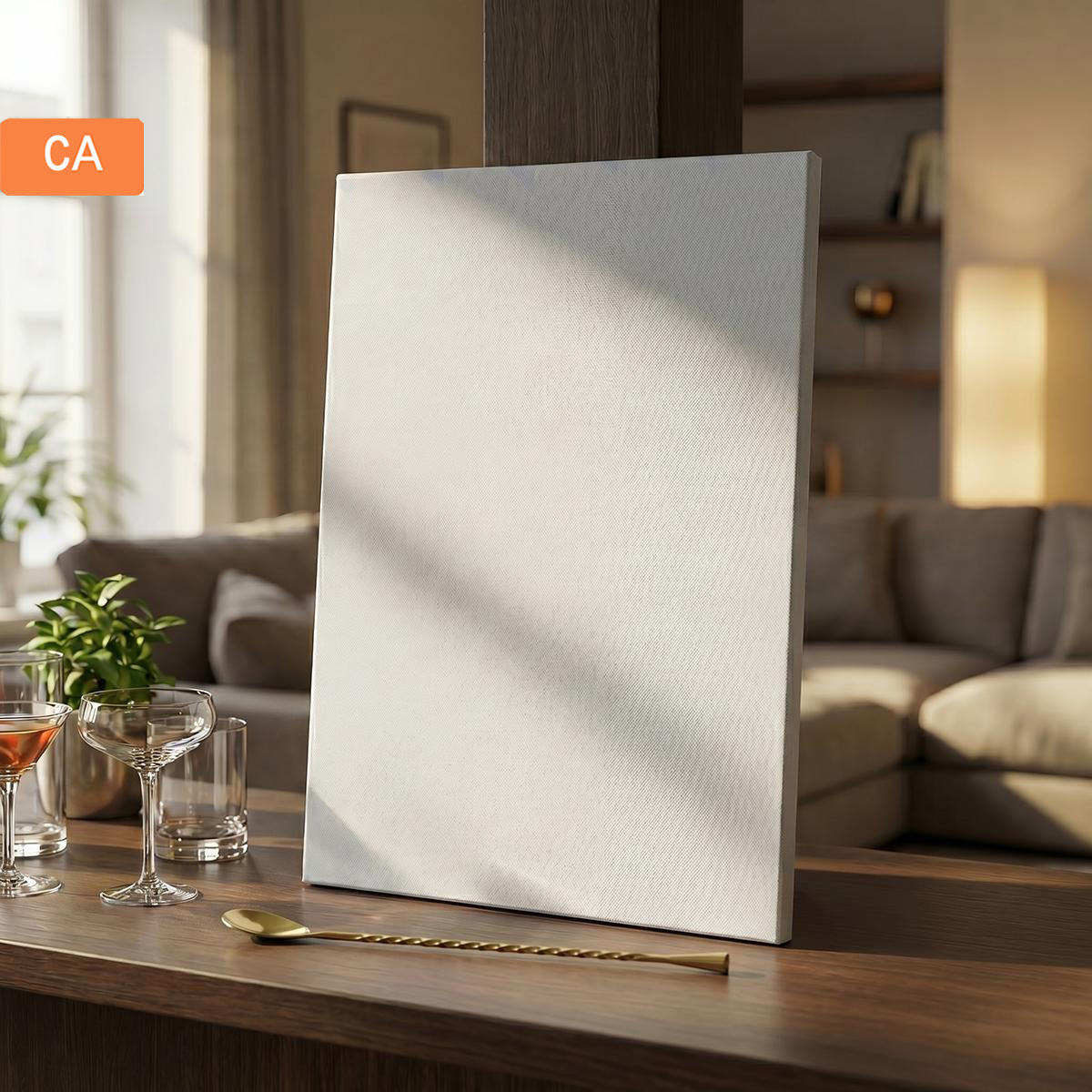 Vertical Framed Canvas Wall Art Printed in Canada