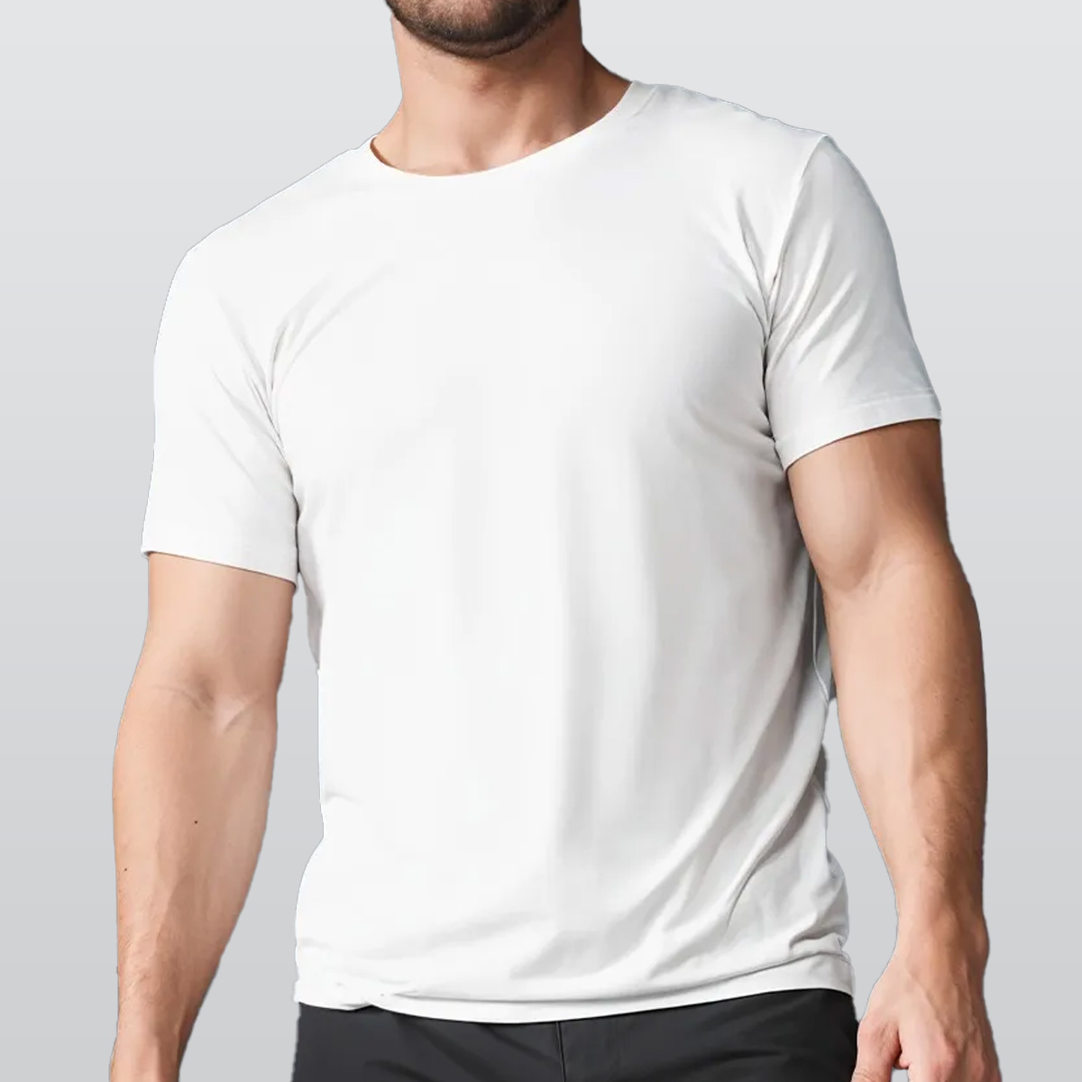 All-Over Print Men's O-Neck Sports T-Shirt