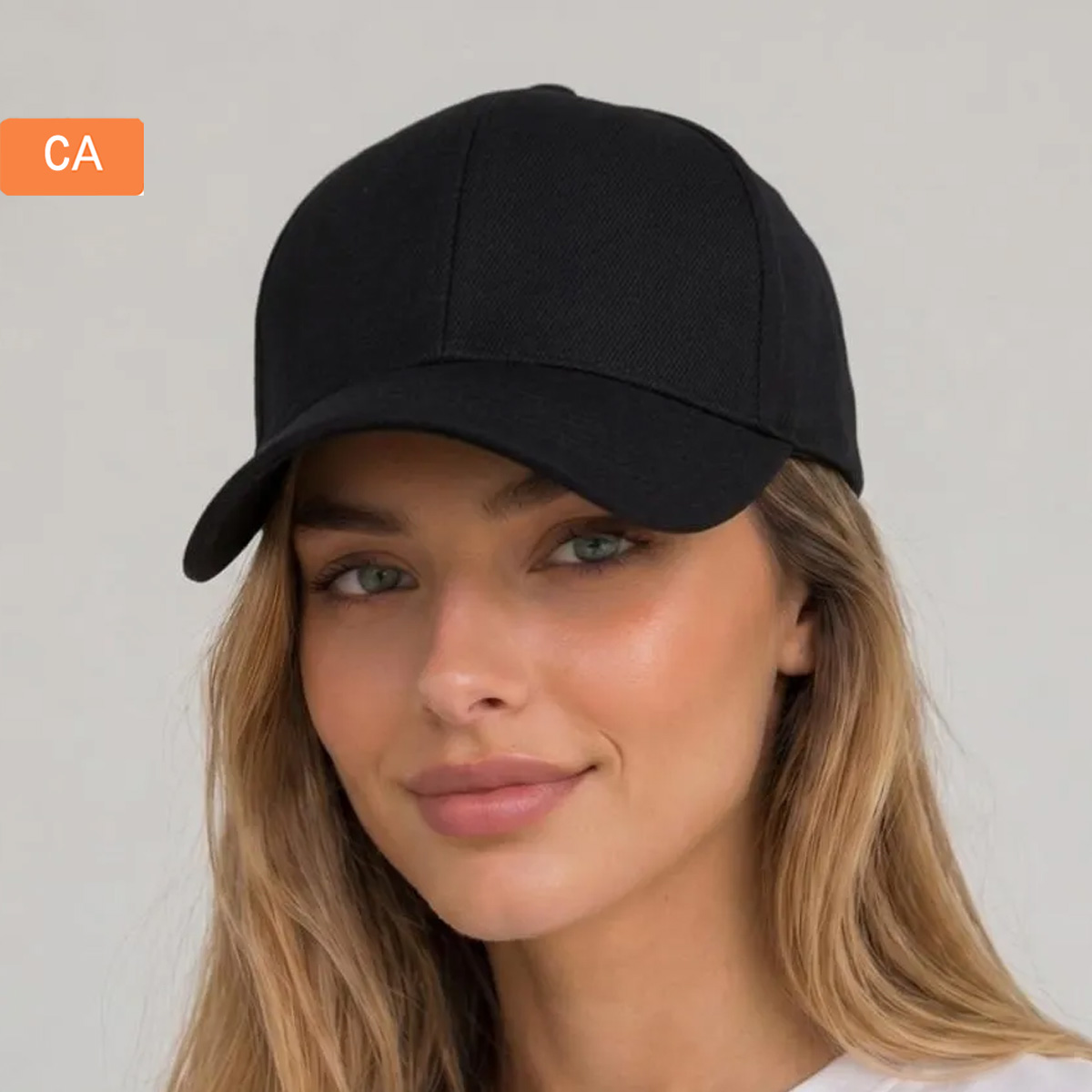 Curved Brim Baseball Cap Printed in Canada
