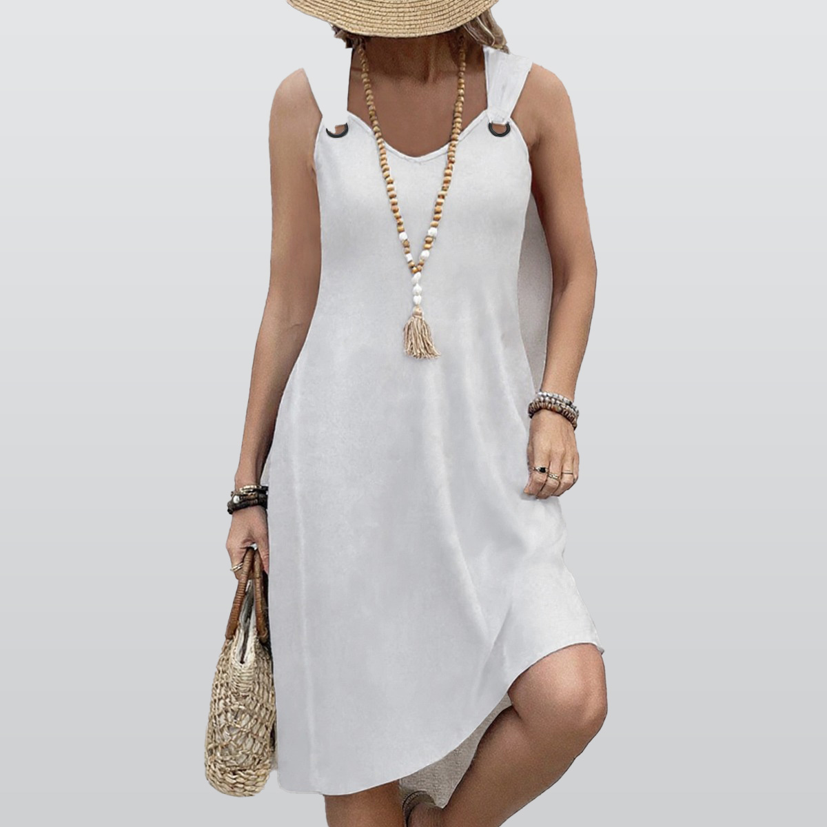 All-Over Print Women's Hoop Suspender Dress