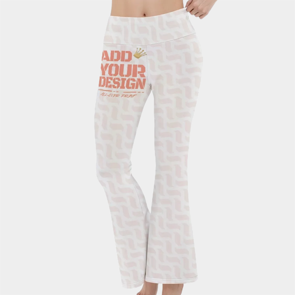 All-Over Print Women's Reversible High-Waisted Yoga Pants