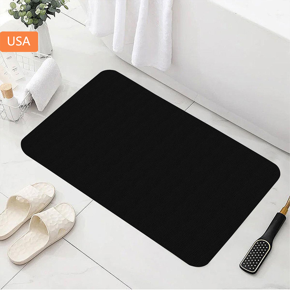 Rounded Diatom Mud Floor Mat Printed in USA