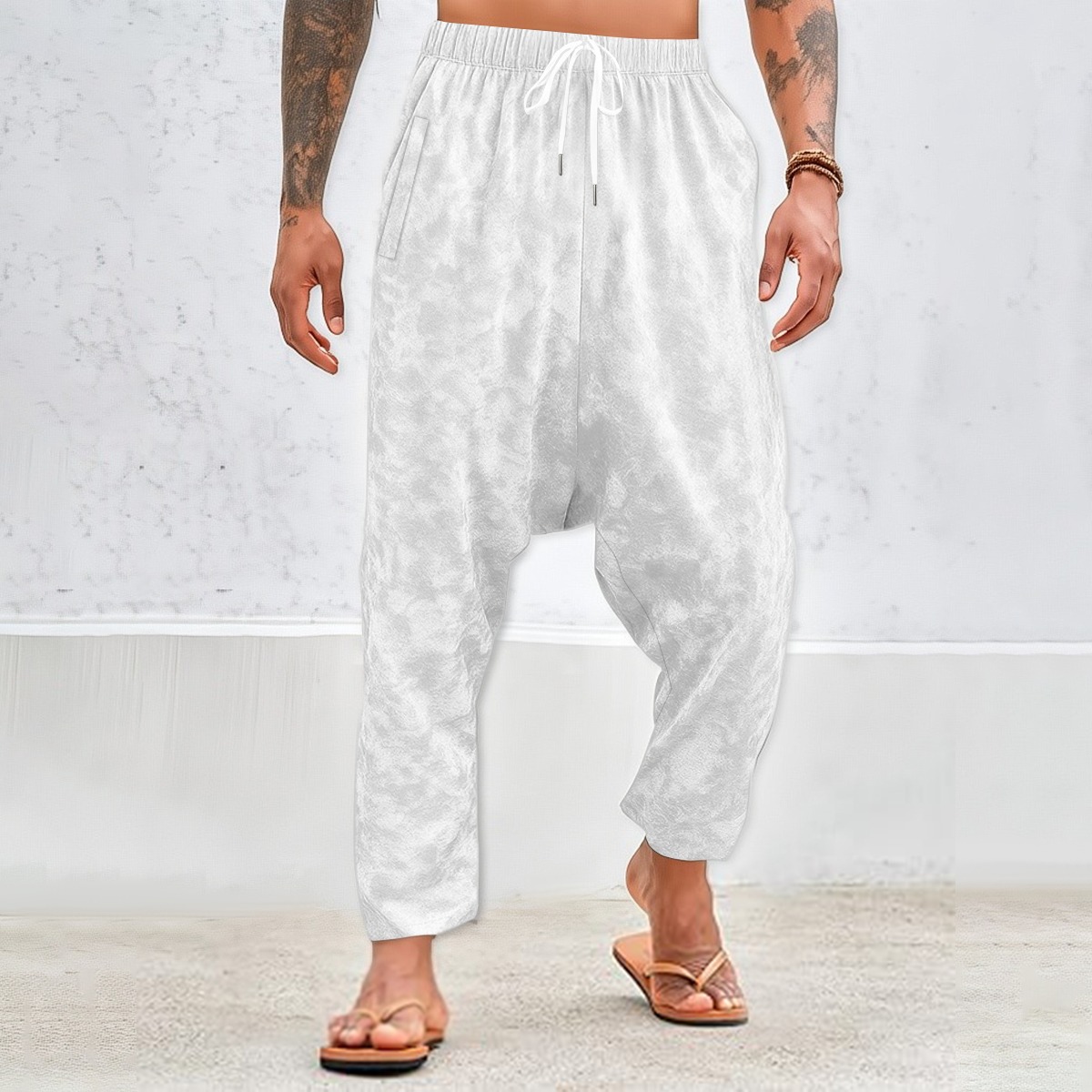 All-Over Print Men’s Harem Pants