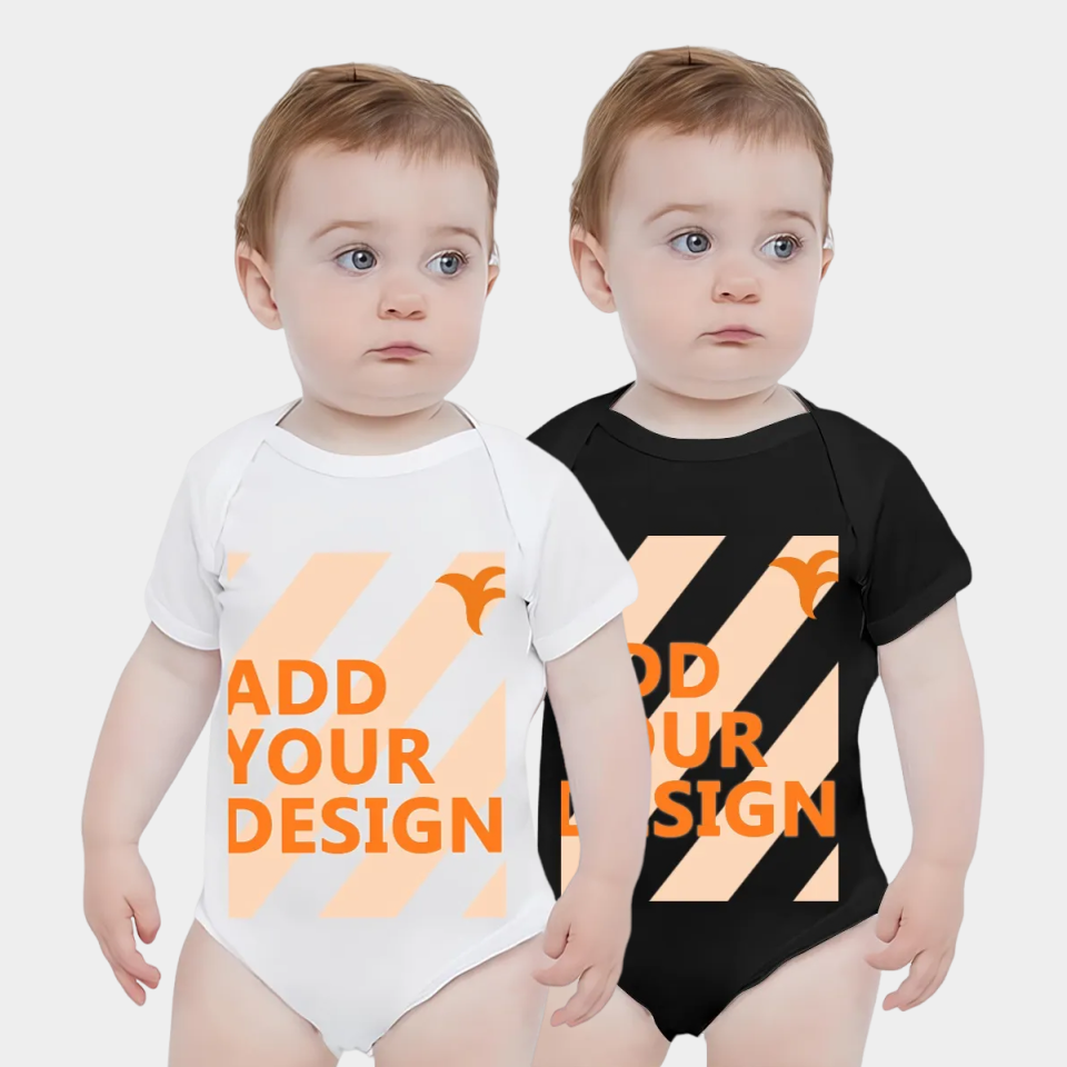 Baby Short-Sleeve Onesie| Cotton