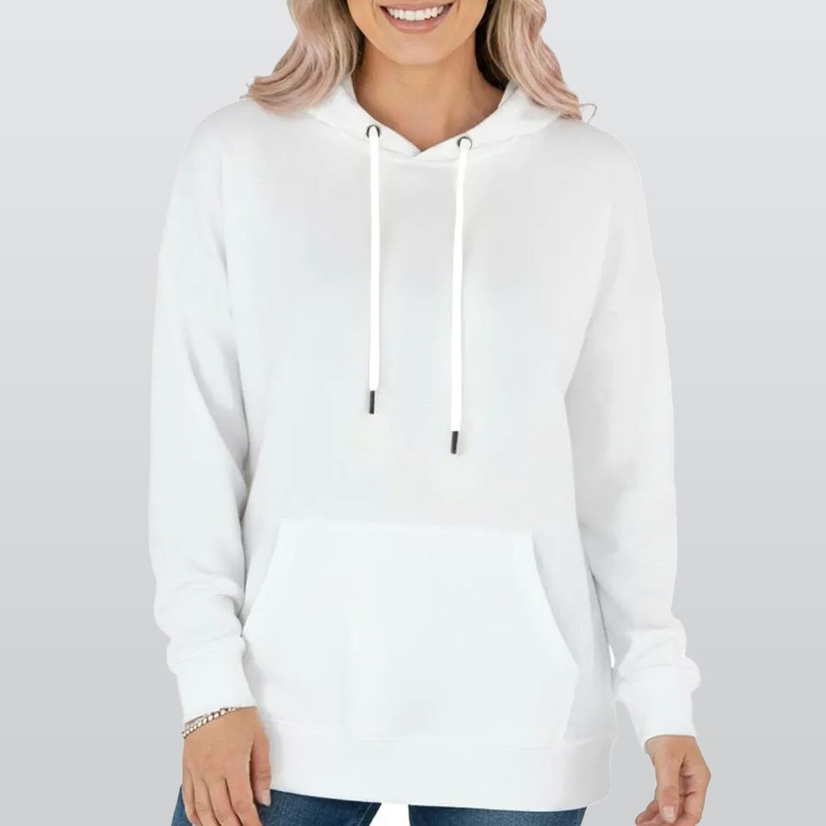 All-Over Print Women's Pullover Hoodie With Drawstring