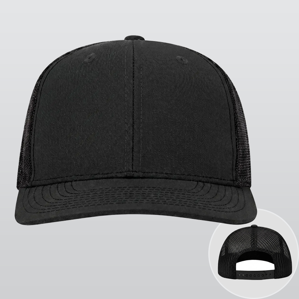Embroidery Curved Mesh Cap For Golf