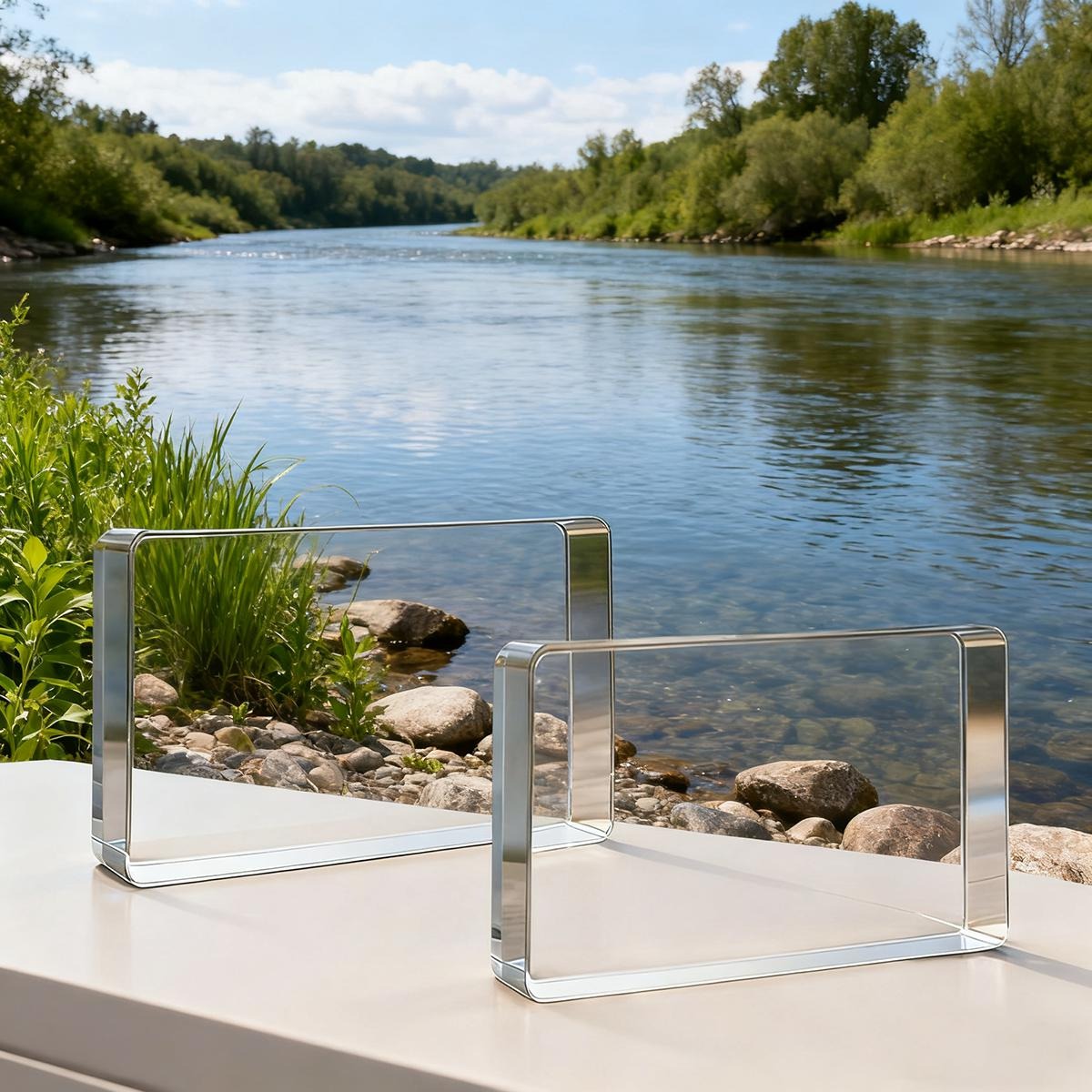 Simple rectangular acrylic plaque|Horizontal 7:5