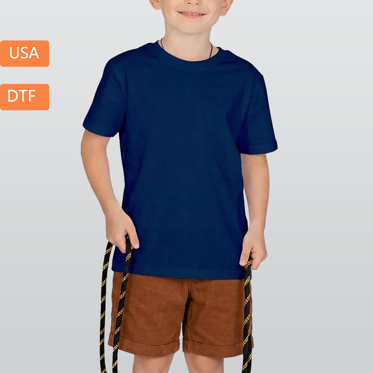 Kid's T Shirt Printed in USA|Gildan 5000B Double DTF
