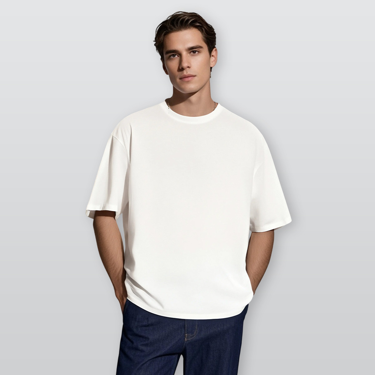 All-Over Print Men's Oversize Short Sleeve T-Shirt|180GSM COTTON