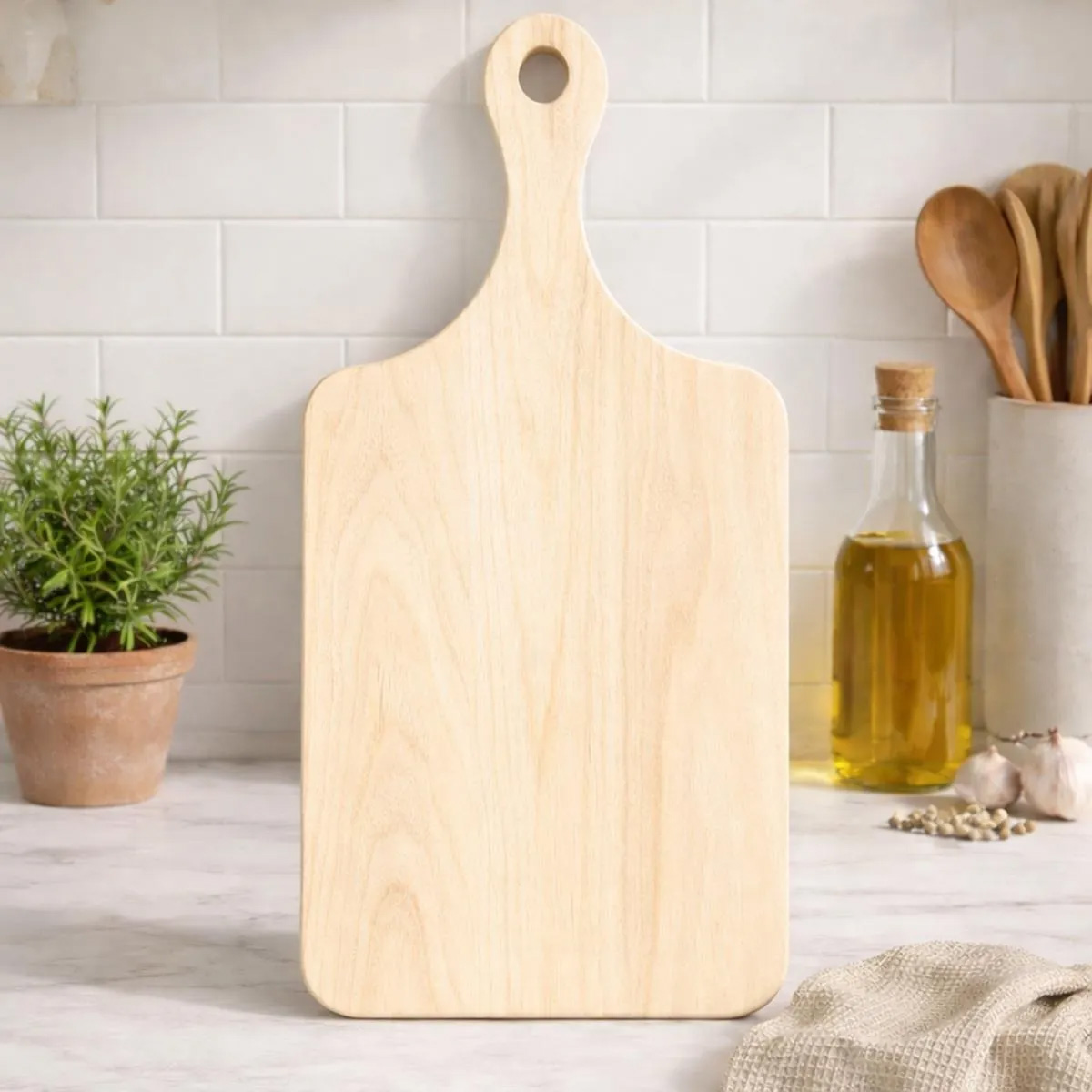 Light-colored cutting Board|Single