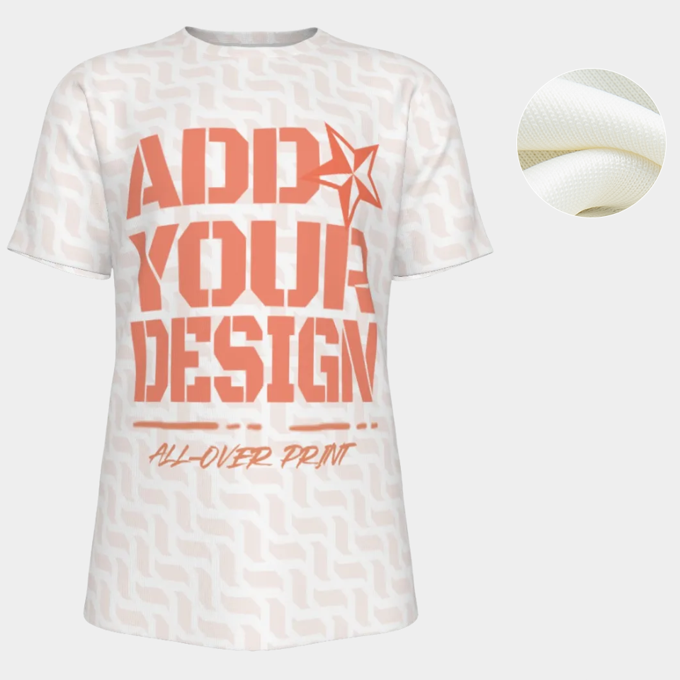 All-Over Print Men's O-Neck T-Shirts|Interlock