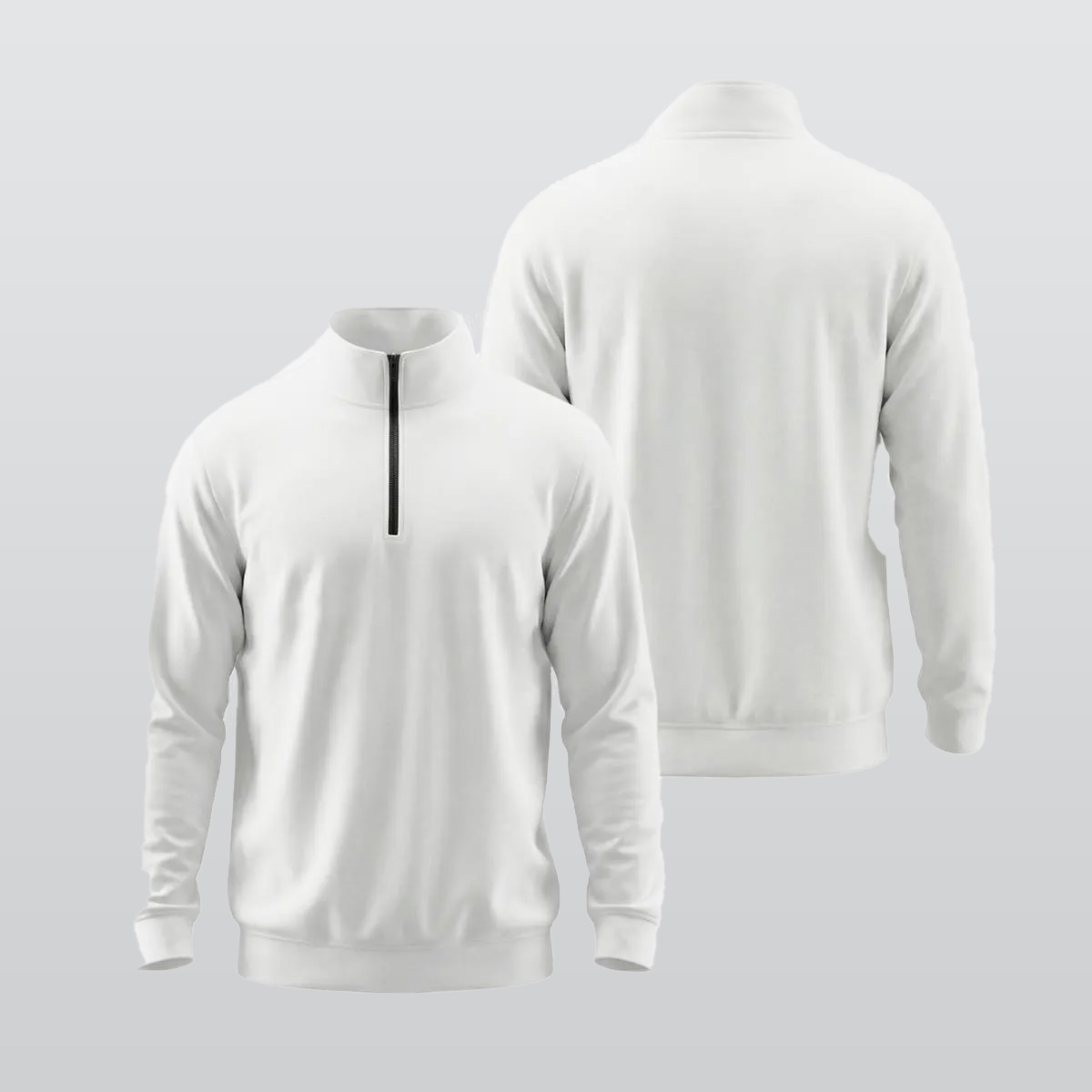 All-Over Print Men’S Half-Zip Pullover Sweatshirt