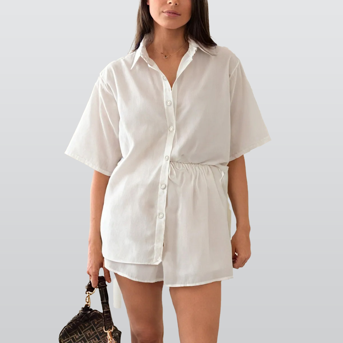 All-Over Print Women's Shirt Suit|150GSM