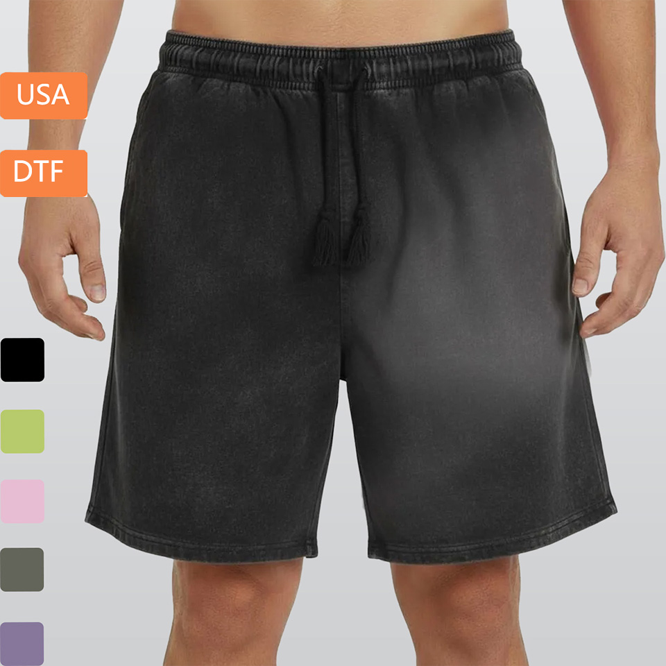 Men’s Casual Shorts Printed in USA| 290GSM Front DTF